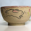 adorable bunny bowl, handmade cute pottery by kness