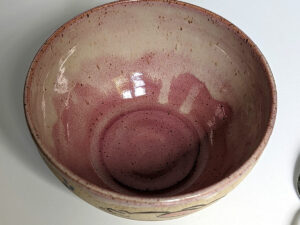 adorable bunny bowl, handmade cute pottery by kness