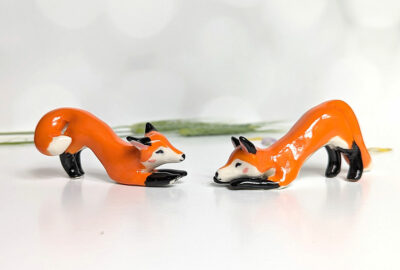 Figurine - Stretching Fox