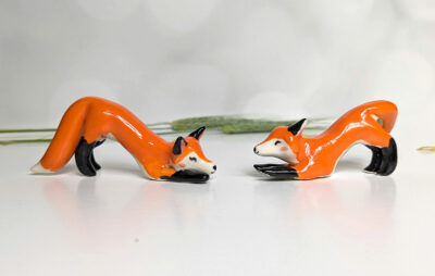 Figurine - Stretching Fox - Image 2