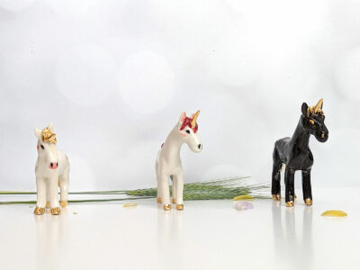 Figurine Set - Opossum Fam + 3 Unicorns - Image 5