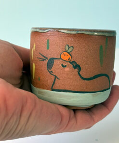 mini cup with a lovely capybara