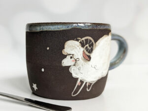 handmade cute zodiac mug