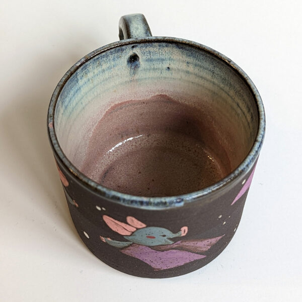 handmade bat mug cute