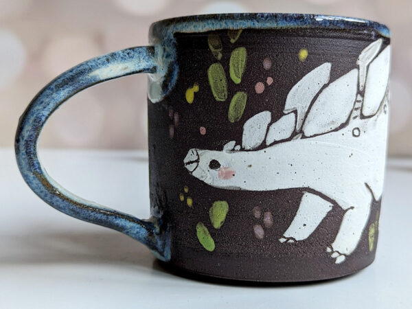 dinosaur mug handmade