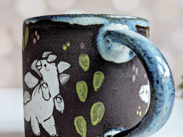 dinosaur mug handmade