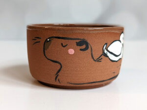 cutue tumbler capybara duck