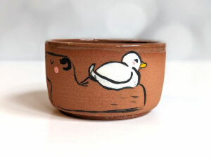 cutue tumbler capybara duck