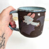 handmade bat mug cute