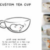 custom tea cup commission