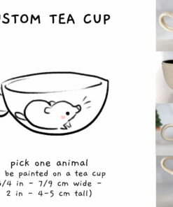 custom tea cup commission