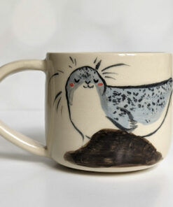 banana seal mug