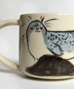 banana seal mug