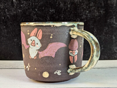 Mug Noir - Chauves Souris – Image 4