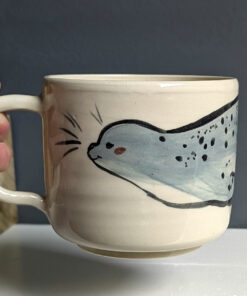 mug grey seal