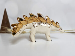 stegosaurus porcelain figurine