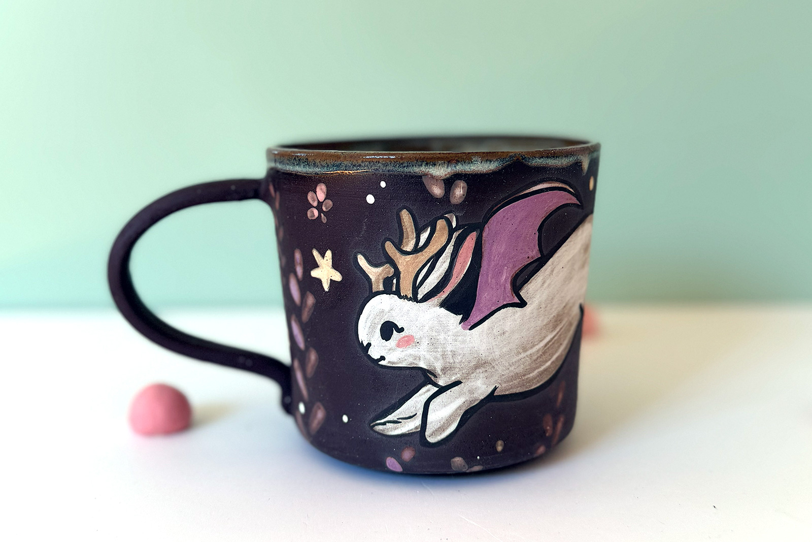 Mug - Grès Noir - Wolpertinger