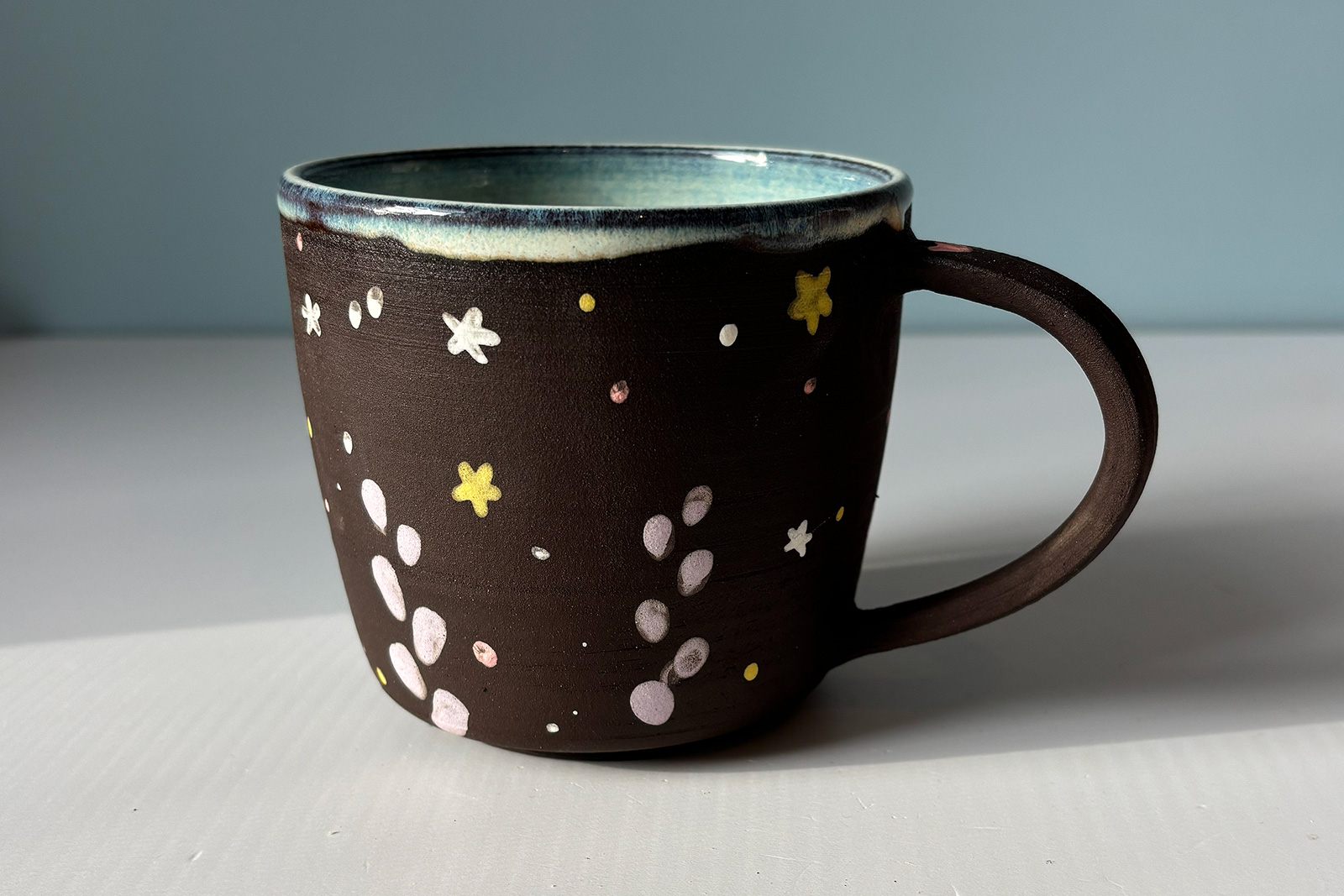 Mug - Black Stoneware : Jackalope - Image 3