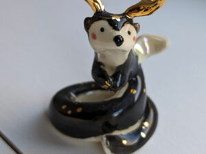 otter dragon figurine handmade