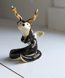 otter dragon figurine handmade