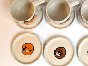 espresso cup handmade cute animals