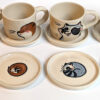 espresso cup handmade cute animals