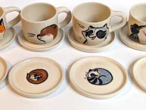 espresso cup handmade cute animals