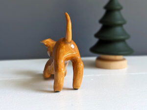 porcelain dog figurine