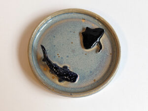 whale shark and ray jewelry dish