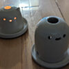 stoneware lantern cat ghost