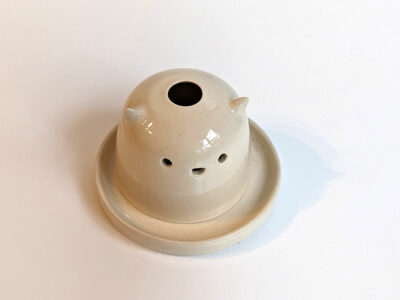 stoneware lantern cat ghost