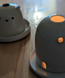 stoneware lantern cute ghost
