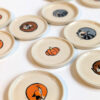 cute handmade illustrated saucer