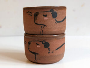 capybara handmade cute tumbler