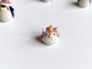 cute penguin porcelain figurine