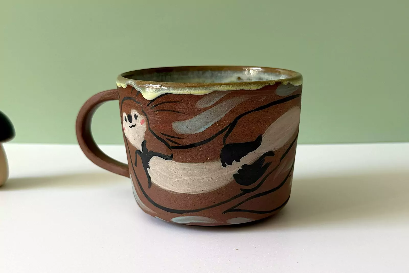 Mug : Otter Couple - Image 3