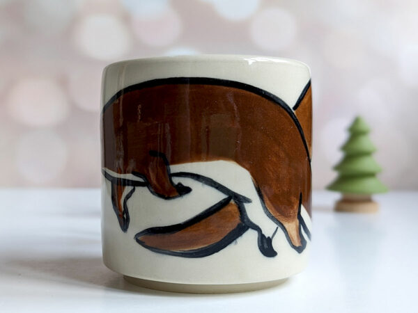 otter couple mug