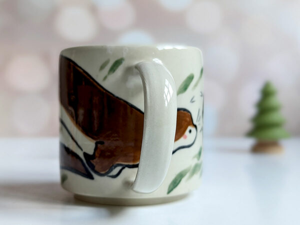 otter couple mug