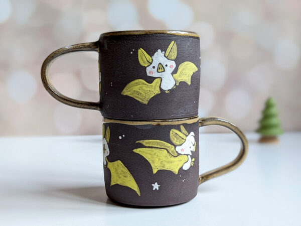 adorable honduran white bat mug