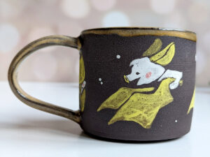 adorable honduran white bat mug