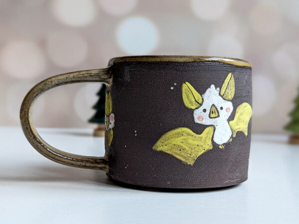 adorable honduran white bat mug