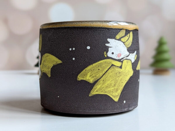 adorable honduran white bat mug