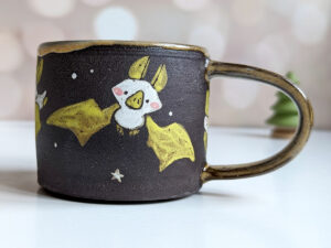 adorable honduran white bat mug