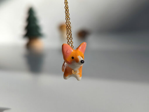 Pendant - Corgi + Gold - Image 4