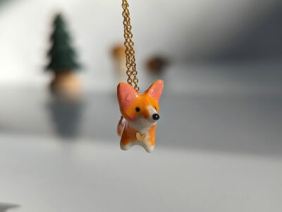 Pendant - Corgi + Gold - Image 6