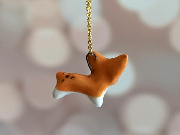 pembroke welsh corgi porcelain pendant