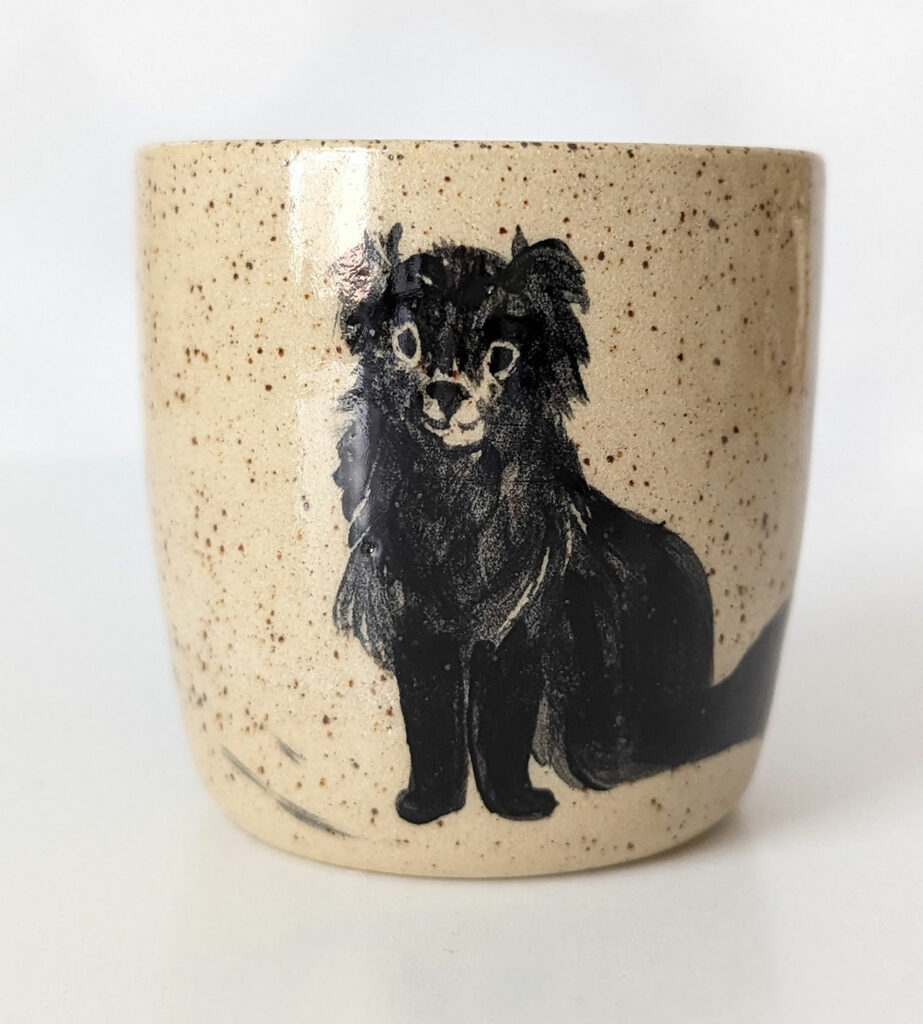 dog and bunny cup 