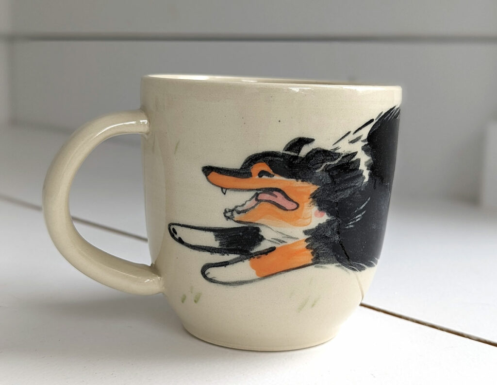 Shetland shepherd mug 