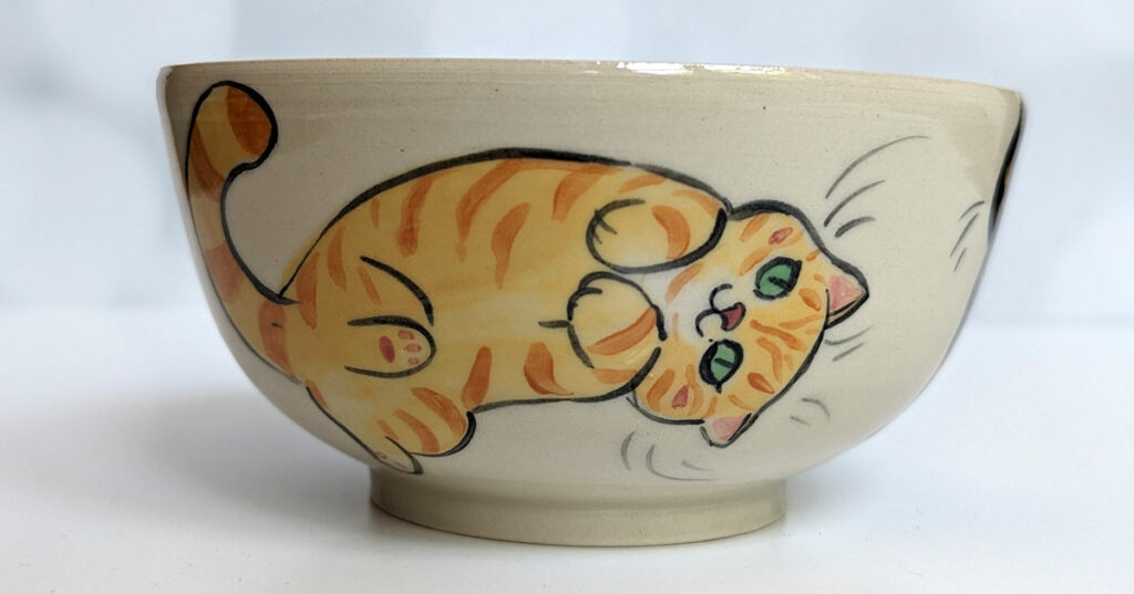 three cats bowl 