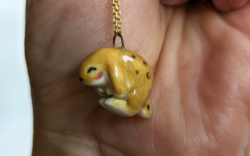 bunny pendant